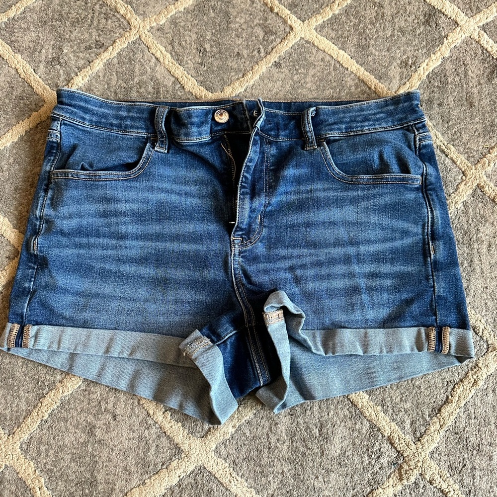 AW denim shorts